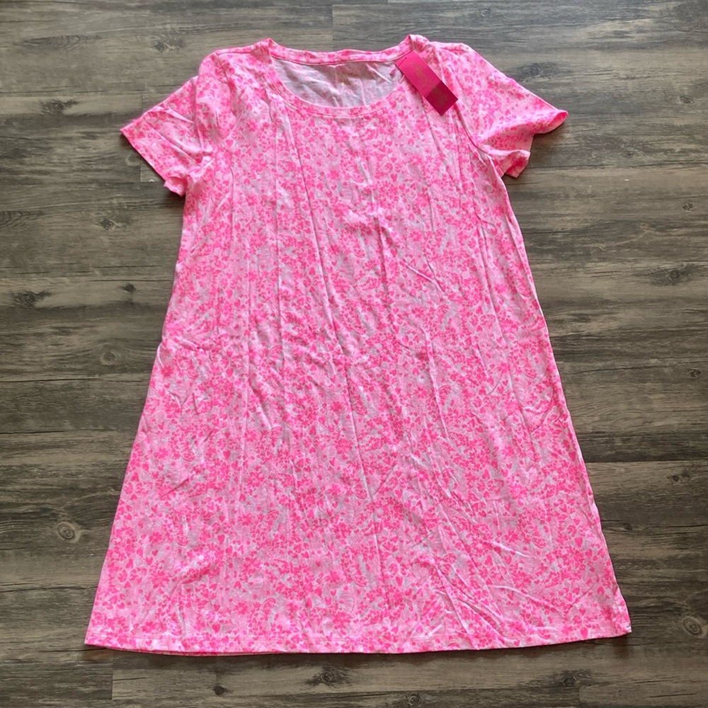 Lilly Pulitzer Pink Floral Dress